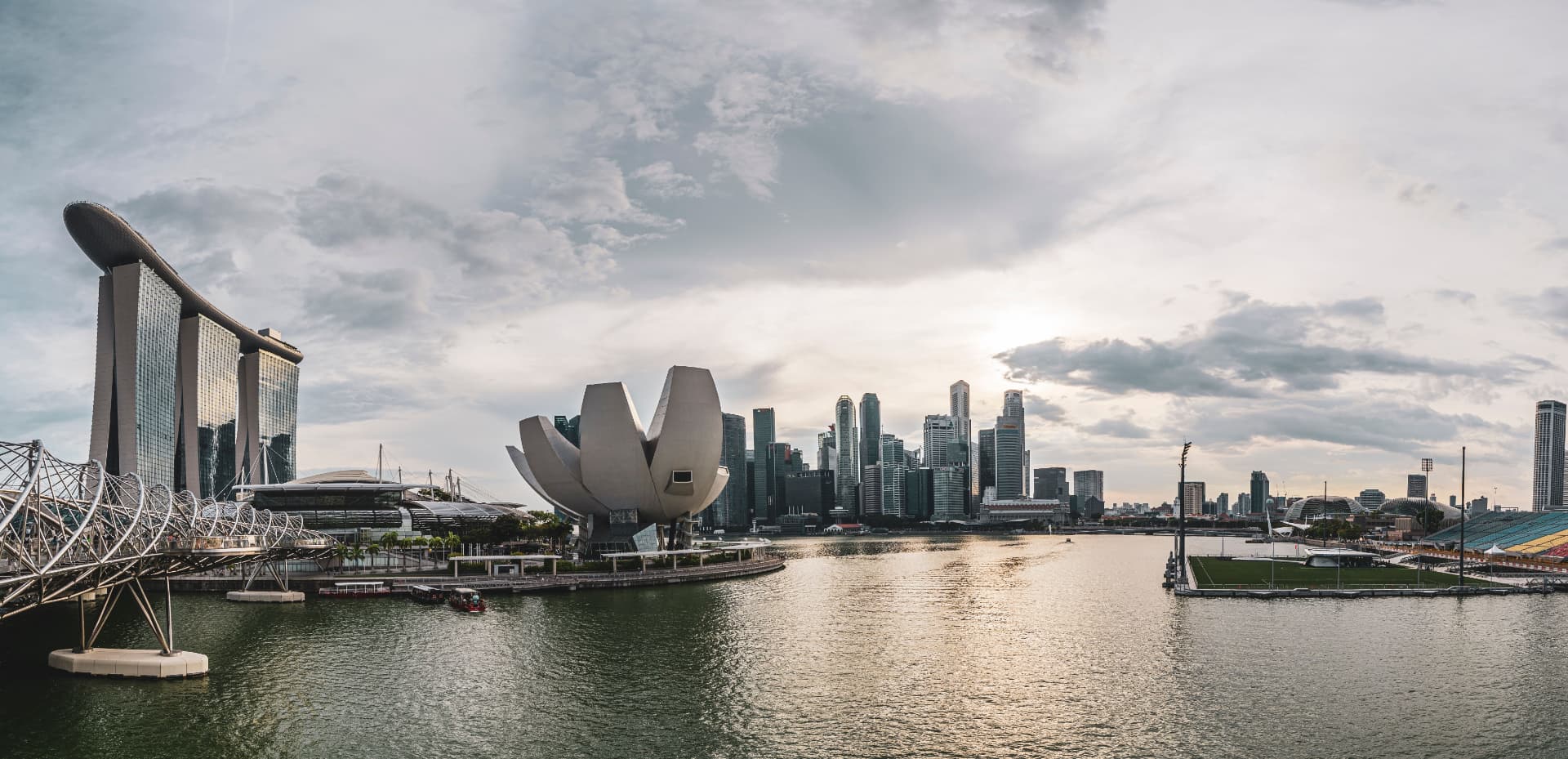 skyline marina bay singapore